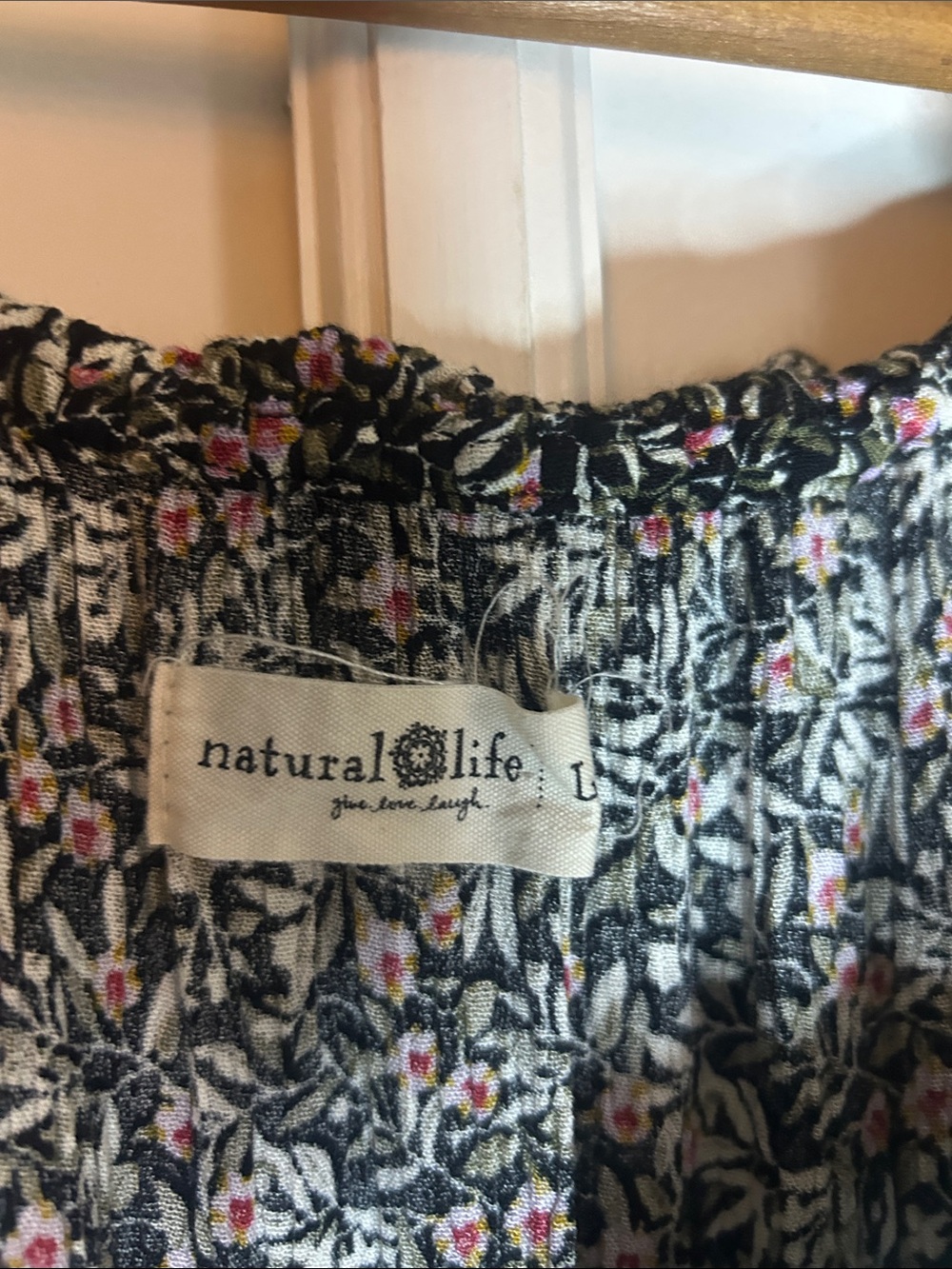 Natural Life Black Floral Boho Maxi Dress - Tall Girl Friendly - Picture 8 of 12